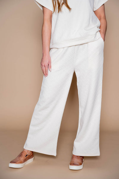 Subtle Argyle Relaxed Bottom Pants