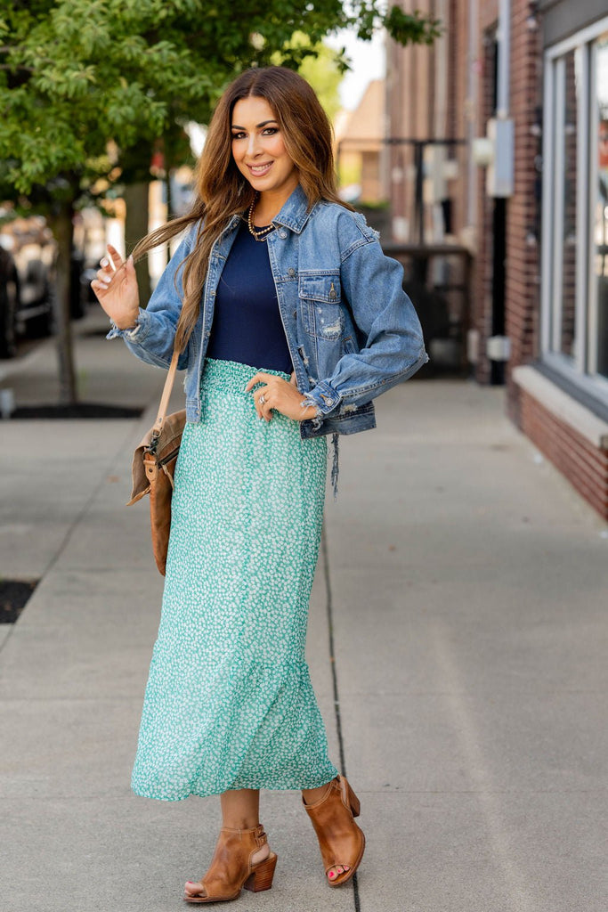 Dainty Daisies Maxi Skirt - Betsey's Boutique Shop -