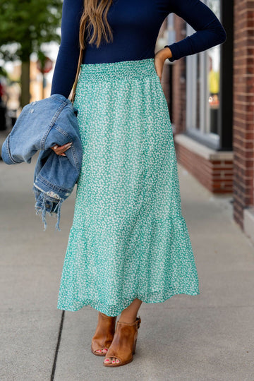 Dainty Daisies Maxi Skirt - Betsey's Boutique Shop -