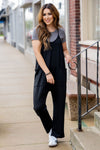 Thin Strapped Dual Pocket Jumpsuit
