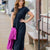 Vintage Side Slit Midi Tee Dress