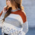 Checked Blocked Sweater