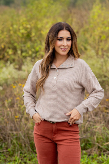 Bold Ribbed Pullover