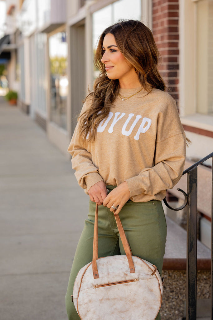 * Giddy Up Sweater Tee - Betsey's Boutique Shop