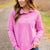 Side Slit Rib Accented Pullover