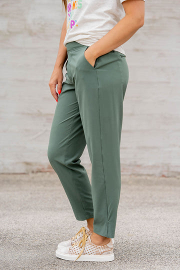 Lightweight Side Slit Pants