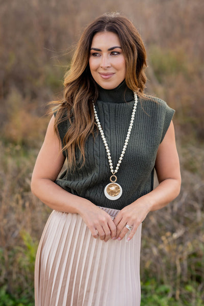 Sleeveless Long Turtleneck Sweaters Haylie Sleeveless Turtleneck Sweater  Dress ASTR The Label
