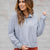 Mixed Textured Stripes Pullover