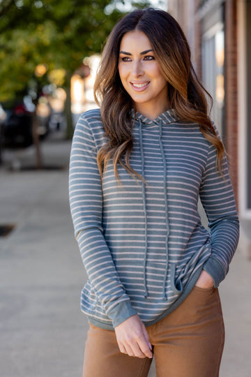 Muted Stripes Hoodie