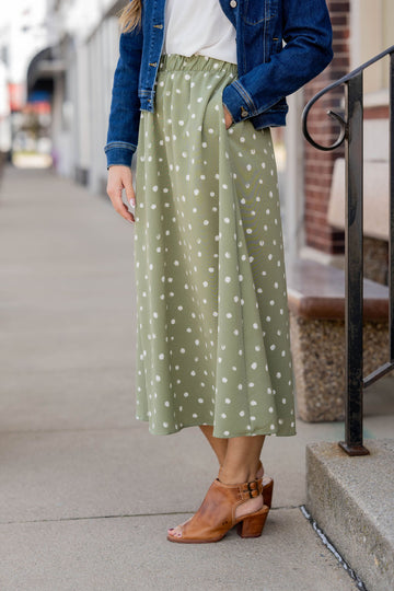 Midi Dot Skirt - Betsey's Boutique Shop