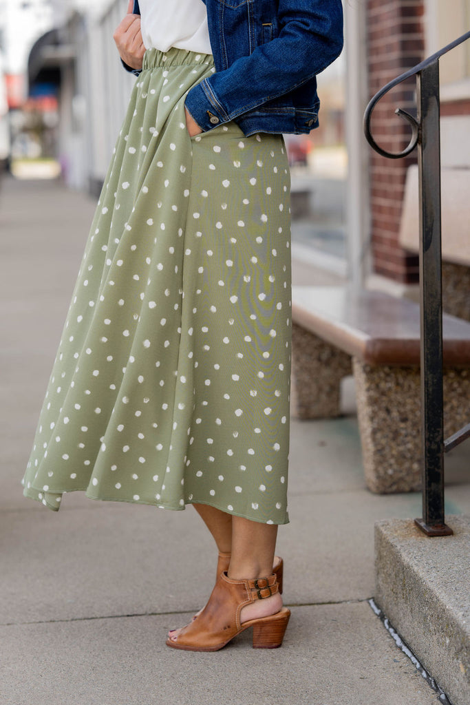 Midi Dot Skirt - Betsey's Boutique Shop