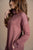 Marled Cowl Neck Tunic Sweatshirt