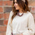 Cutout Sleeve Solid Body Sweater