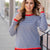 Striped Color Pop Sweater Tee