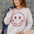 Vintage Smiley Face Graphic Crewneck