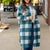 Plush Plaid Tunic Shacket