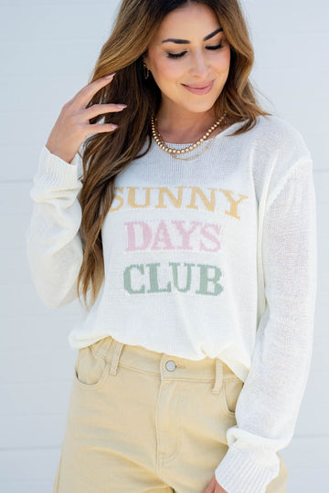 Sunny Days Club Sweater