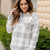 Plaid Plush Quarter Zip Pullover