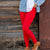 Betsey's Jeggings - Red