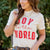 Vintage Joy To The World Graphic Tee
