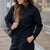 Subtle Ribbed Mock Neck Sweatshirt