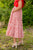 Cherry Blossoms Tiered Midi Skirt