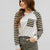 Stripe Accented Pocket Sweatshirt