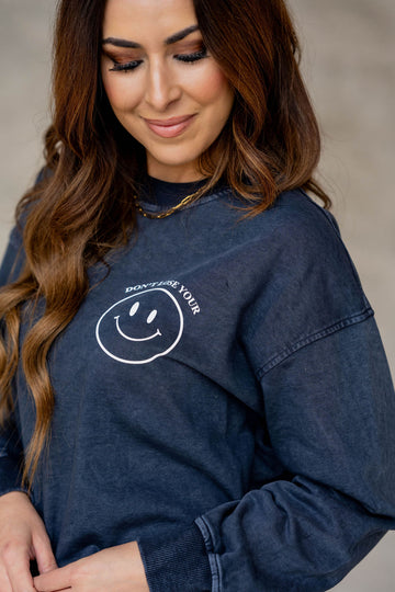 Don't Lose Your Smile Graphic Crewneck