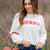 Merry Cropped Graphic Crewneck