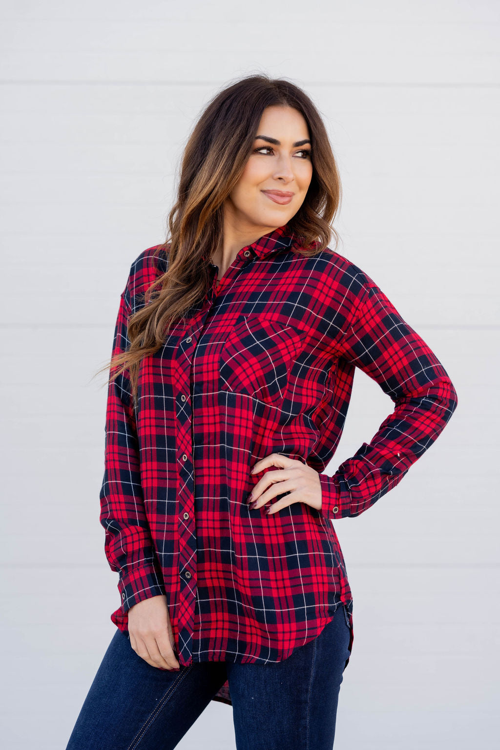 Plaid Shirt Cute Shirts To Wear With Black Leggings Plaid Shirt
