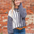 Vertical Ombre Striped Sweater
