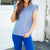 Vertical Striped Dolman Tank