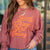 Vintage Good Things Are Coming Ribbed Graphic Crewneck