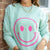 Vintage Happy Ribbed Graphic Crewneck