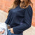 Waffle Front Long Sleeve Tee
