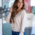 Waffled Body Button Accented Cardigan