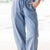 Washed Denim Joggers