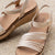 What About Now Gold Corky's Sandals