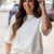 White Effortless Moments Knit Top
