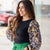 Wildflowers Ruffle Long Sleeve Blouse