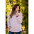 Hint Of Color Sherpa Zip Pullover - Betsey's Boutique Shop - Shirts & Tops