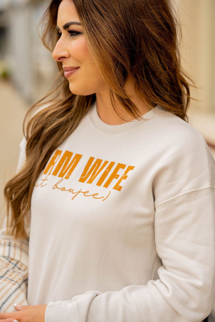 Boujee Farm Wife Graphic Crewneck - Betsey's Boutique Shop -