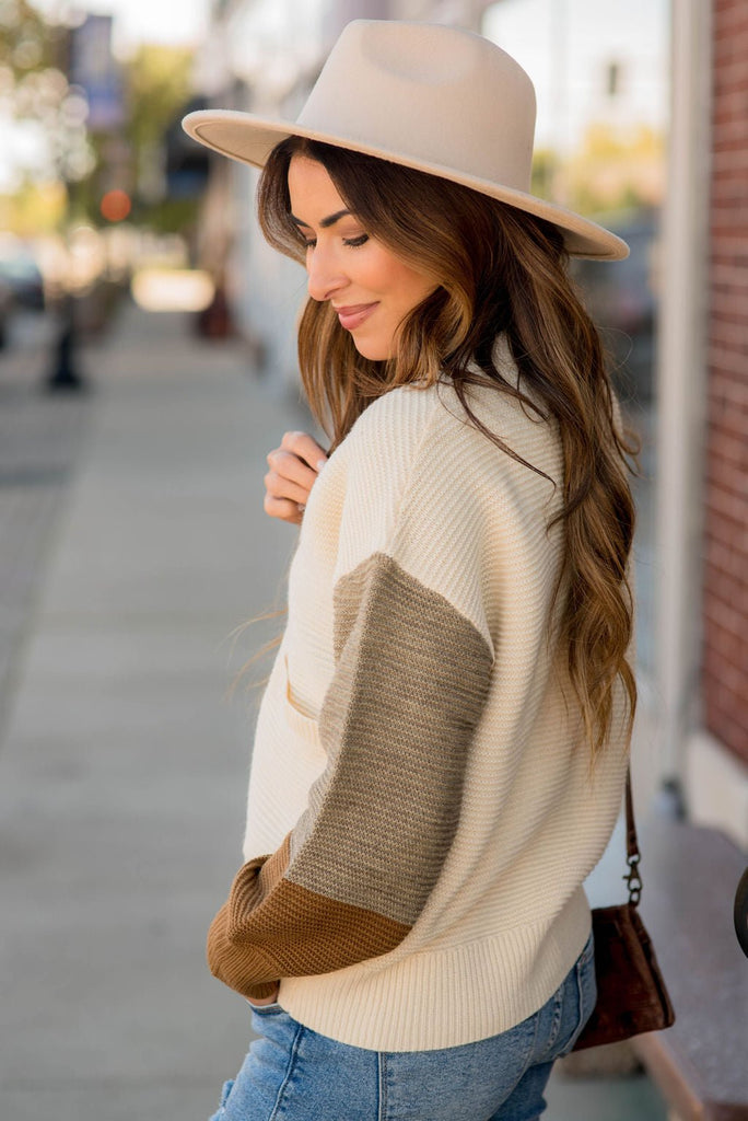 Knit Color Block Button Cardigan - Betsey's Boutique Shop