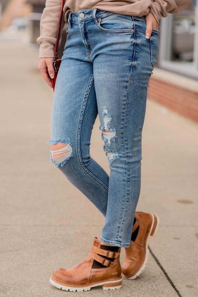 Charlotte Denim Jeans - Betsey's Boutique Shop -