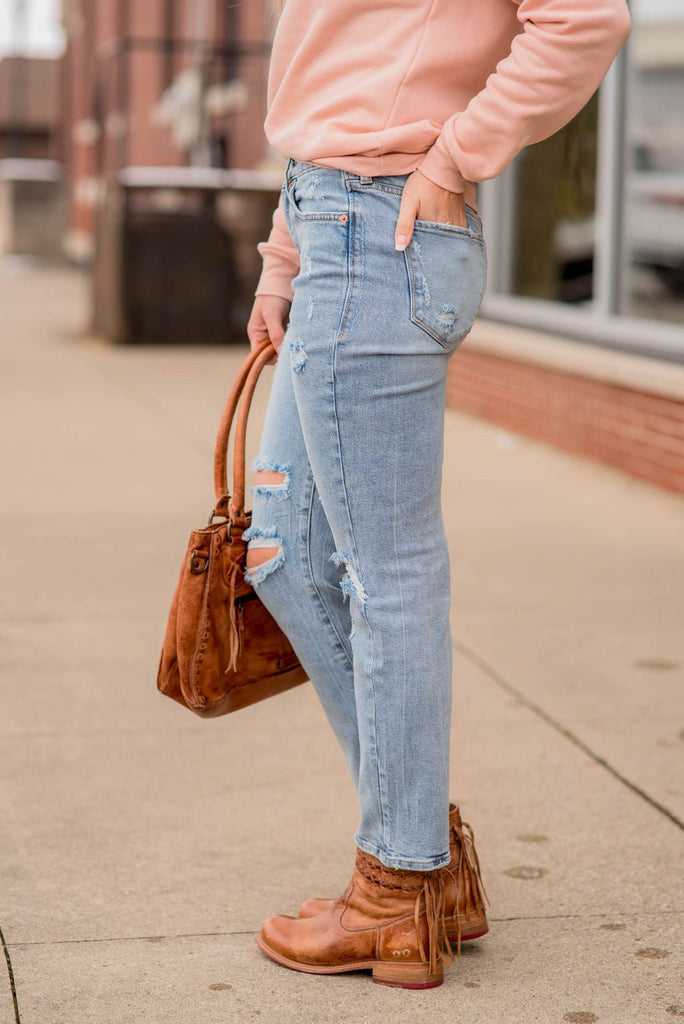 Eliza Denim Jeans - Betsey's Boutique Shop -