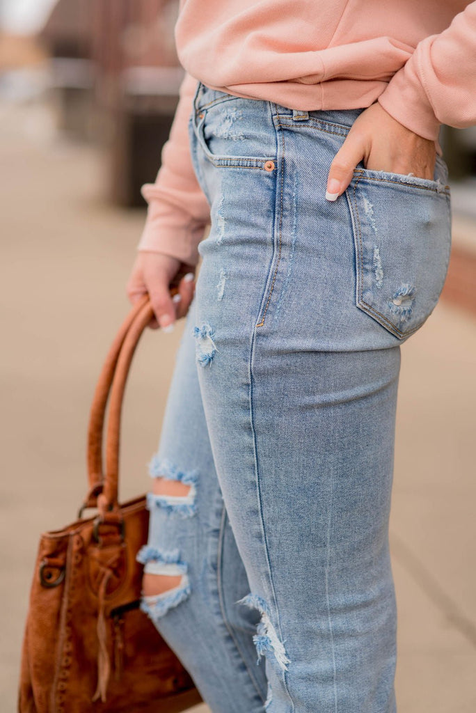 Eliza Denim Jeans - Betsey's Boutique Shop -