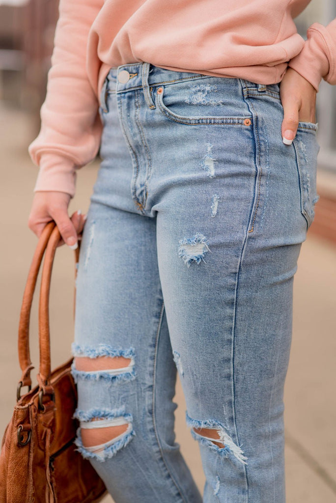 Eliza Denim Jeans - Betsey's Boutique Shop -