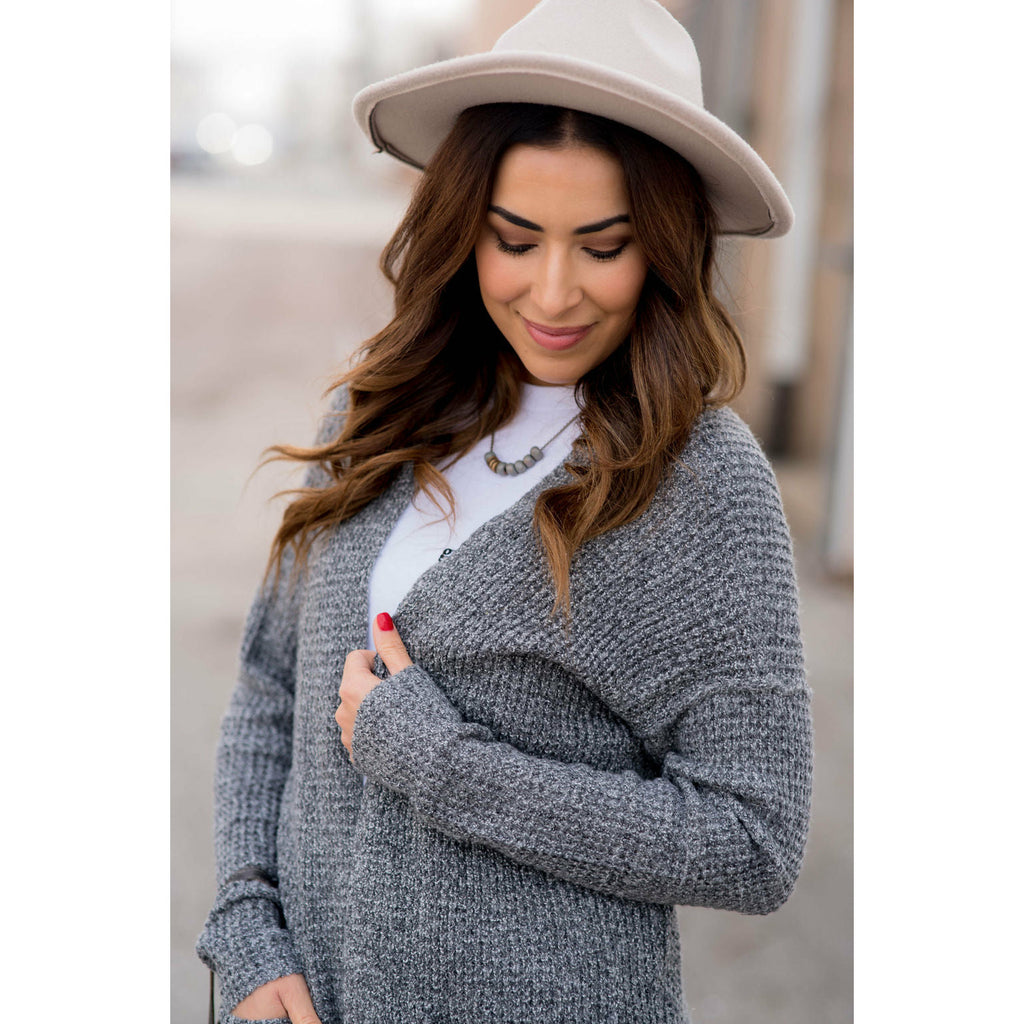 Knit Pocket Cardigan - Betsey's Boutique Shop