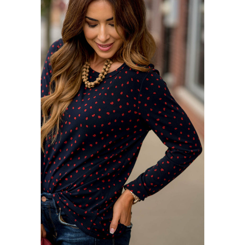 Cheetah Long Sleeve Tee - Betsey's Boutique Shop