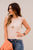Mixed Lines Flutter Sleeve Tee - Betsey's Boutique Shop -